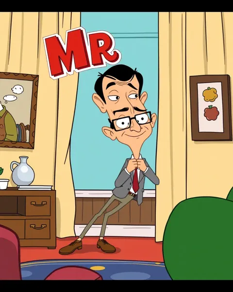 Les images de Mr Bean en cartoons : clips amusants