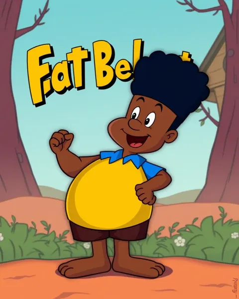 Les images de cartoon de Fat Albert illustrent des lignes narratives amusantes