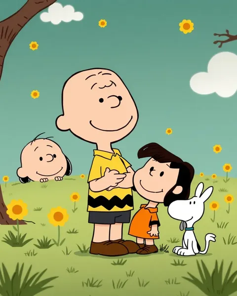 Les images de cartoon de Peanuts offrent une expérience de storytelling whimsique