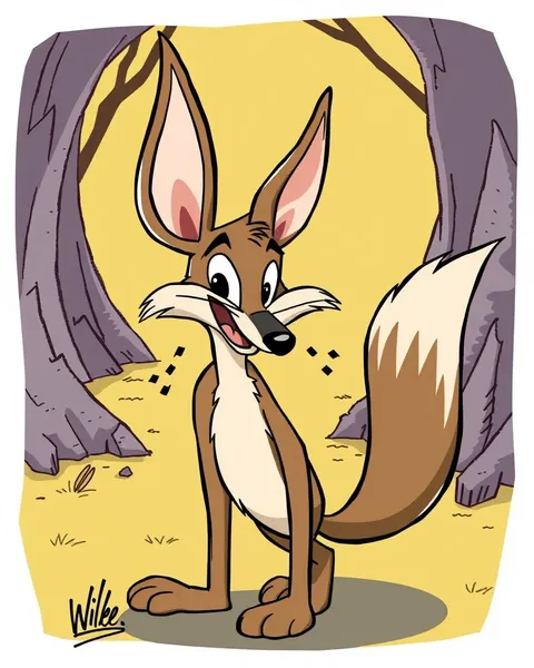 Les images de cartoon de Wile E