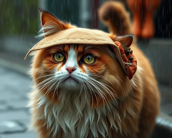 Les images de chats et de chiens sous la pluie torrentielle