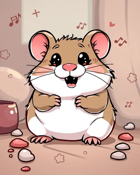 Les images de hamster cartoon pour l'inspiration d'animation