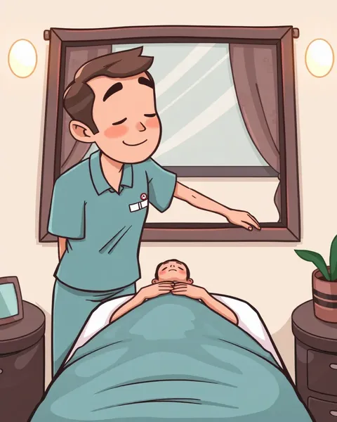 Les images de massage en cartoon pour le bien-être émotionnel