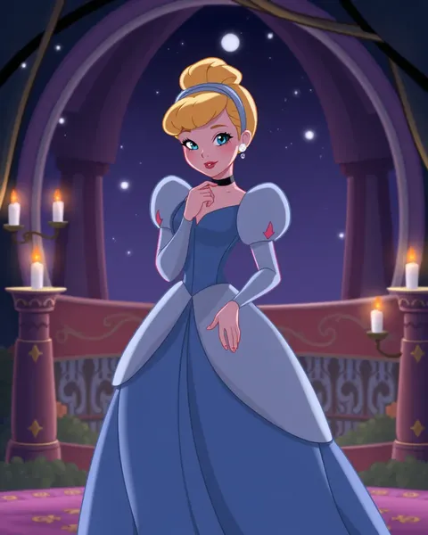 Les images de personnages de cartoons de Cendrillon