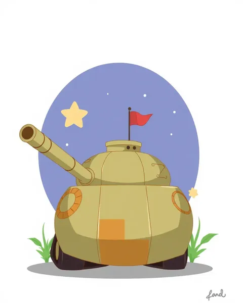 Les images de tank de cartoon créatives révélées