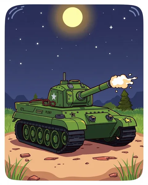 Les images de tank en cartoon : un style d'art populaire