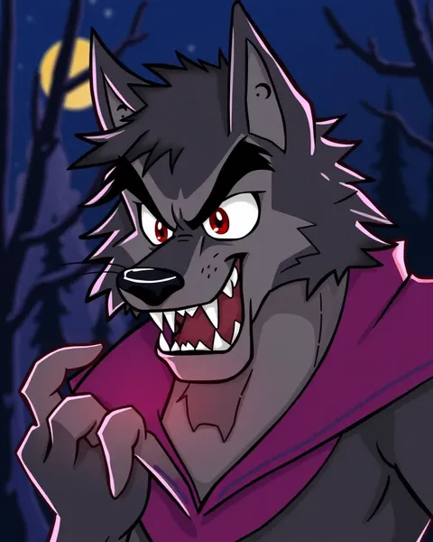 Les images du loup-garou en cartoon : illustrations de loup-garou en différents styles