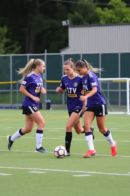 Les joueuses de soccer AUSA jouent des parties excitantes