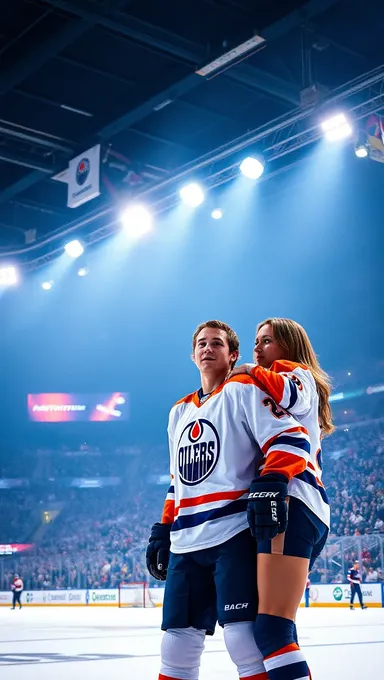 Les seins Edmonton Oilers soutiennent l'esprit d'équipe