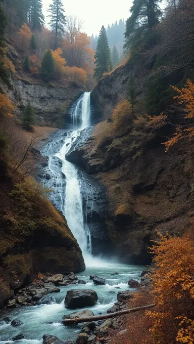 Les seins d'automne tombent à terre sans être remarqués