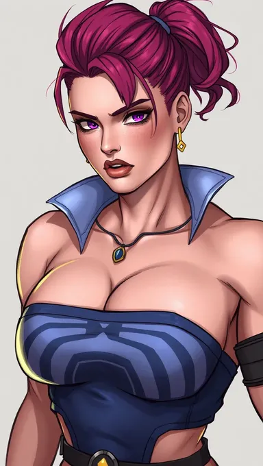 Les seins de Zarya sont un délice