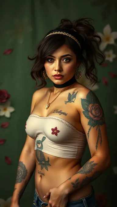 Les seins et les tatouages : une forme d'art provocante