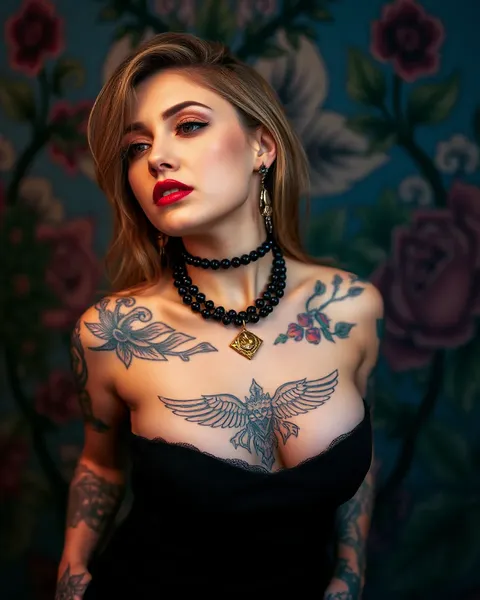 Les seins tatoués des femmes : un statement de mode