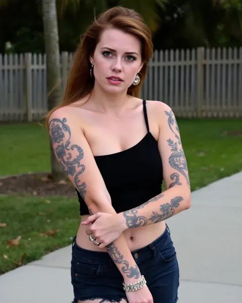 Les tatouages d'Alexandra Breckenridge : une représentation de son côté artistique