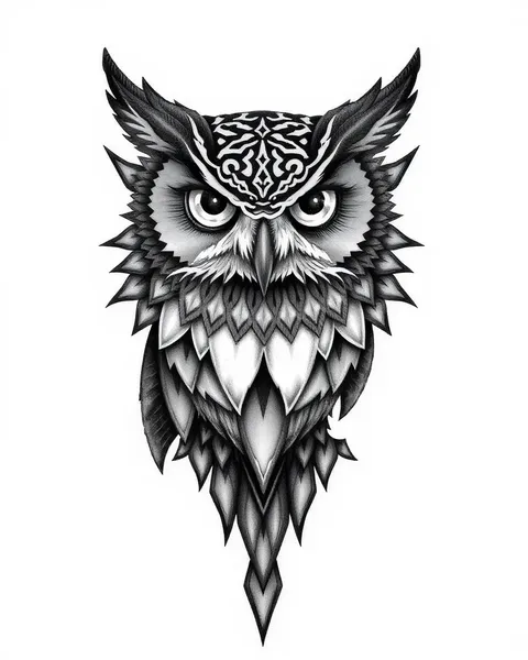 Les tatouages de hibou représentent la protection et la chance toujours