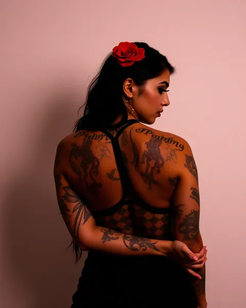 Les tatouages rouges : un statement de mode audacieux