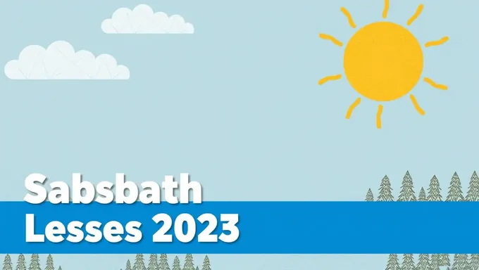 Leçon de Sabbath School 2025 : croissance spirituelle encourageante