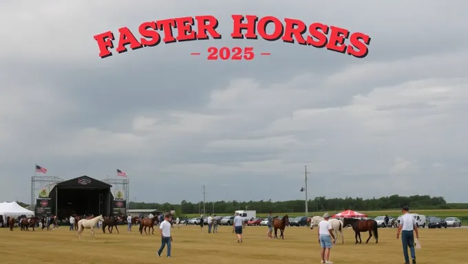 Lineup de Faster Horses 2025 : des pilotes de course s'apprêtent à l'action