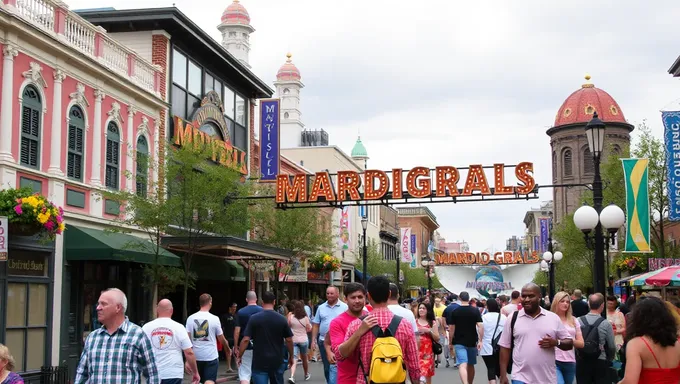 Lineup de musique en direct du Mardi Gras 2025 de Universal