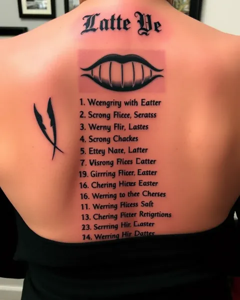 Liste de Poe Tatouage : Conceptions Uniques et Non Conformistes pour l'Encre