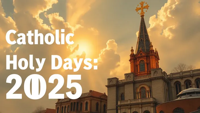 Liste des jours saints catholiques 2025 publiée