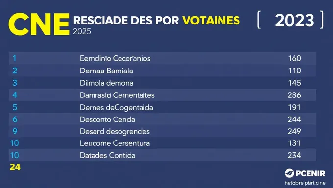 Liste électorale des États vénézuéliens pour les élections de 2025