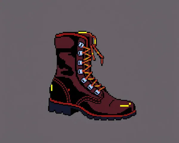 Logiciel d'art en pixels PNG Boot