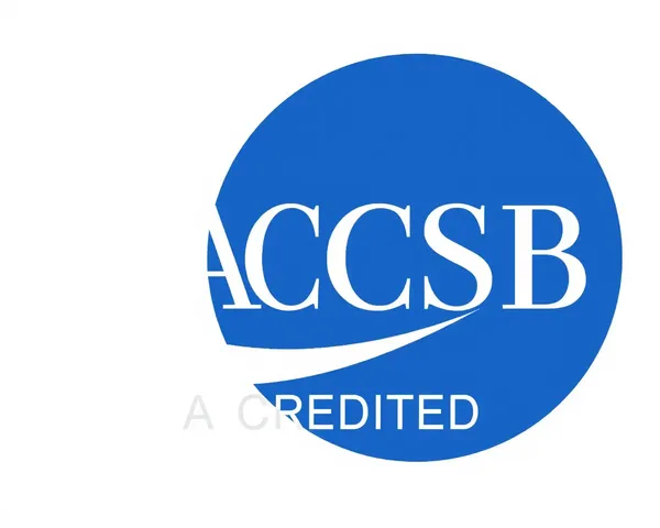 Logo d'accréditation AACSB PNG, icône vectorielle