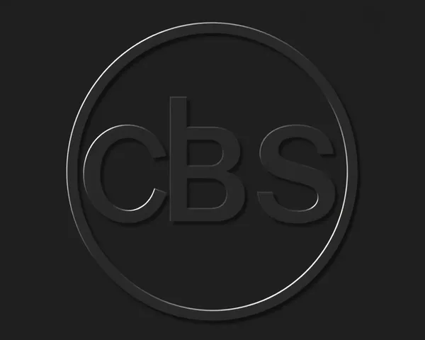 Logo de CBS gris PNG pour marketing