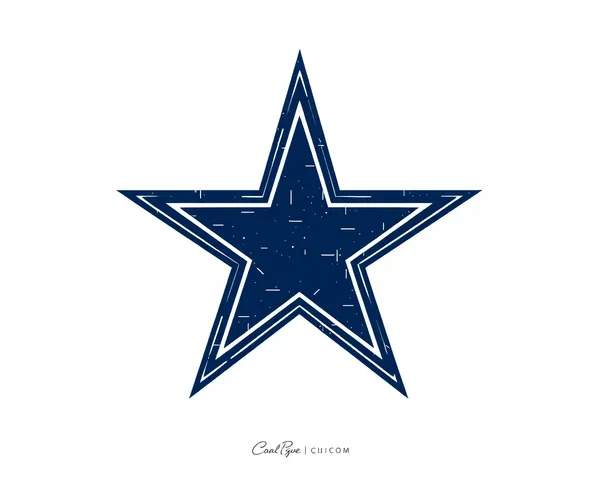 Logo de Cowboys PNG conception graphique