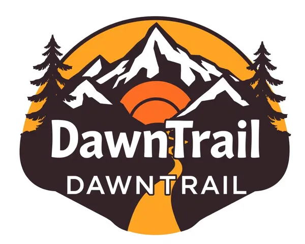 Logo de Dawntrail PNG en style de conception graphique