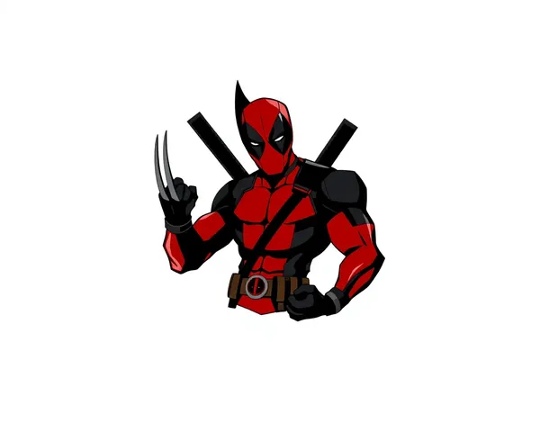 Logo de Deadpool Wolverine en image PNG trouvée