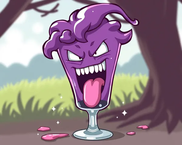 Logo de Grimace en tremblement PNG