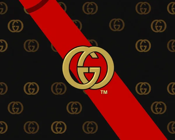 Logo de Gucci en format vectoriel PNG pour conception de graphismes