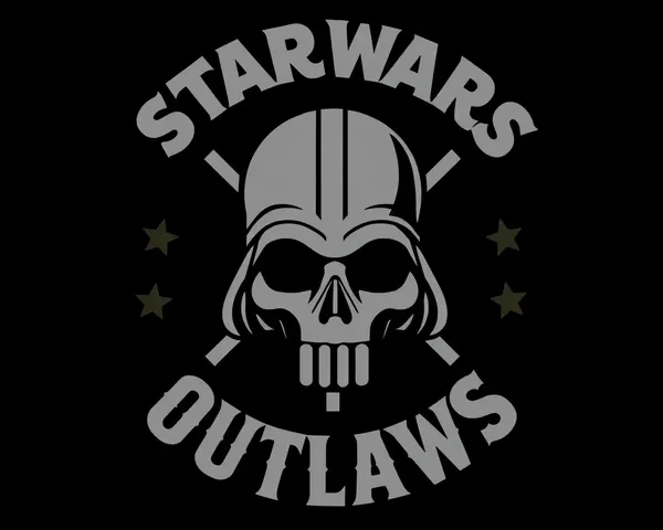 Logo de Star Wars Outlaws PNG avec arrière-plan transparent