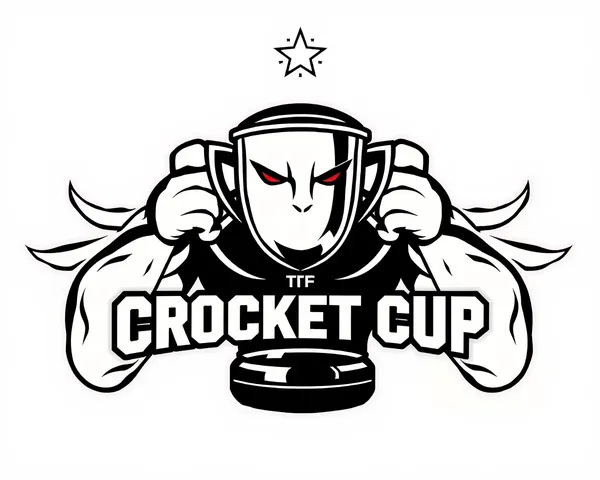 Logo de coupe de cricket transparent PNG