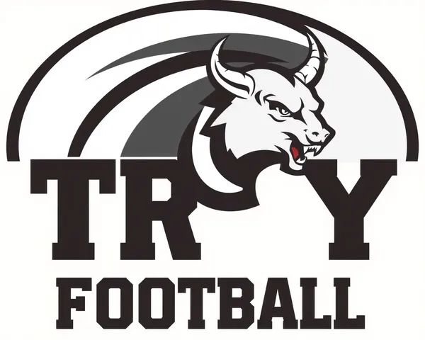 Logo de football de Troy gratuitement disponible en PNG