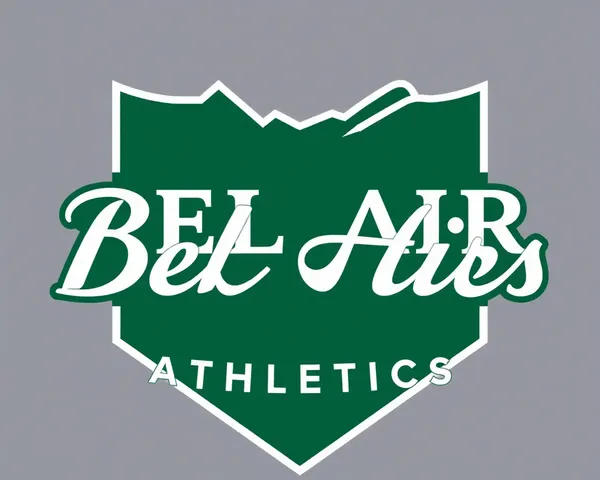 Logo de l'athlétisme Bel Air en format PNG pour téléchargement d'icône