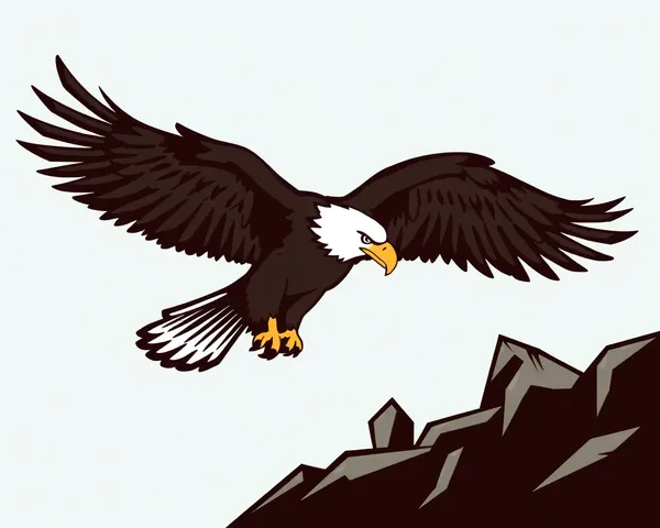 Logo de l'équipe de football américain Iconique des Eagles PNG