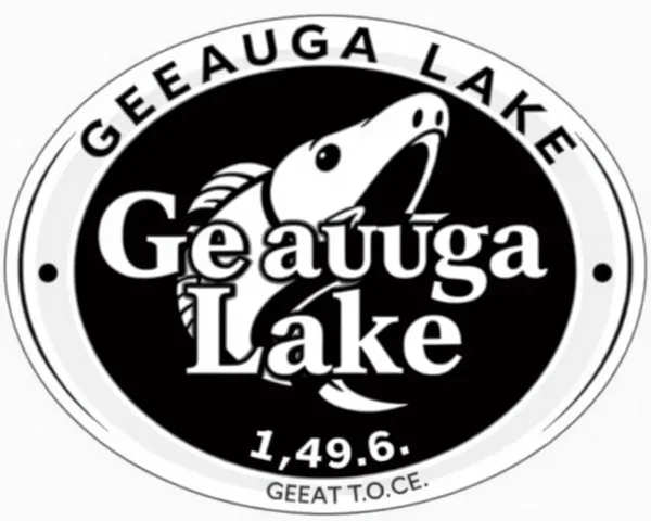 Logo de lac de Gauga PNG conçu