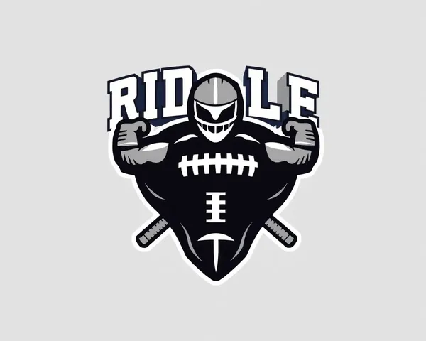 Logo de riddle PNG du puzzle de pièce de football