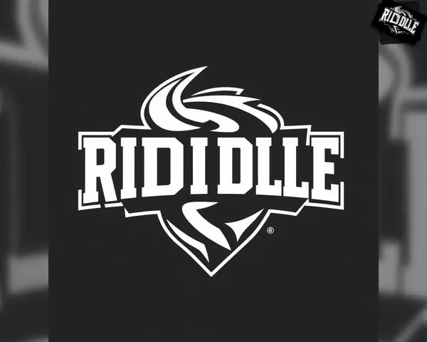 Logo de riddle de football PNG dévoilant la vérité cachée