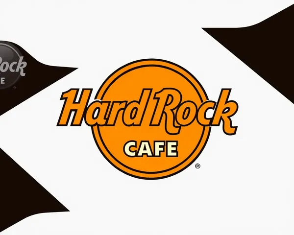 Logo du Hard Rock Cafe sans fond vectoriel fichier