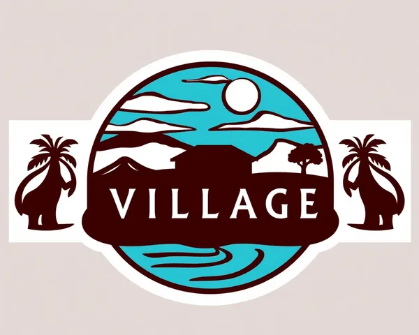 Logo du village grec trouvé en format PNG