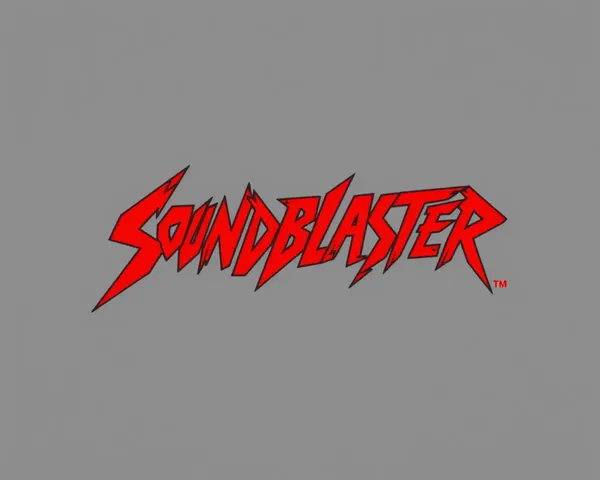 Logo graphique PNG Soundblaster