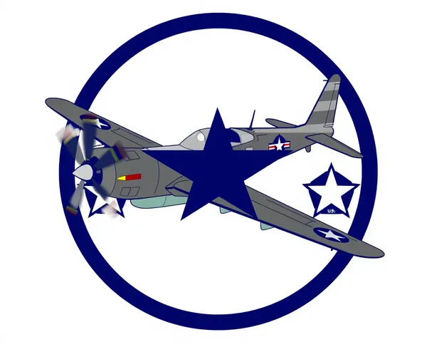 Logo rondel de l'armée de l'air et de l'armée de terre USAF en PNG