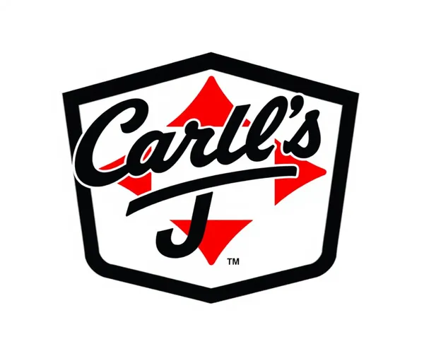 Logo transparent de Carl's Jr PNG