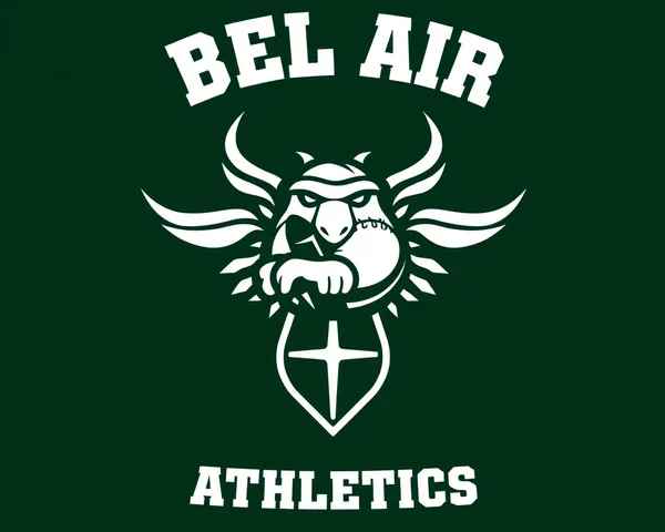 Logo vectoriel du club d'athlétisme Bel Air PNG