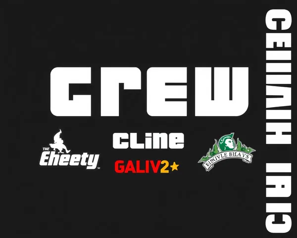 Logos PNG de crew en ligne pour communauté de joueurs de GTA