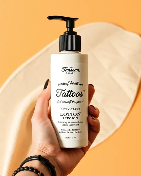 Lotion pour tatouage : lotion pour la peau douce